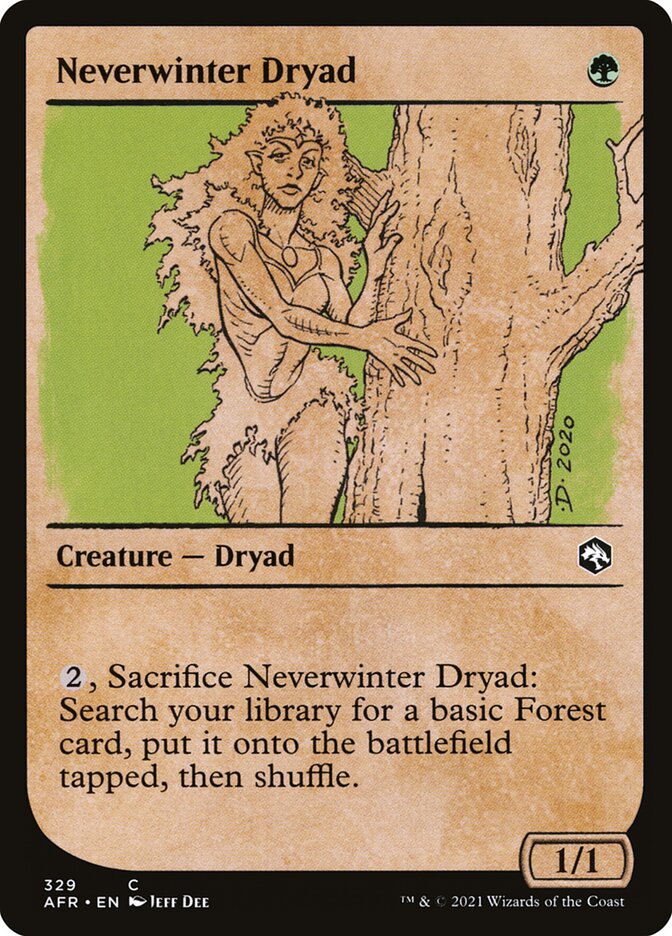 Neverwinter Dryad Showcase Foil