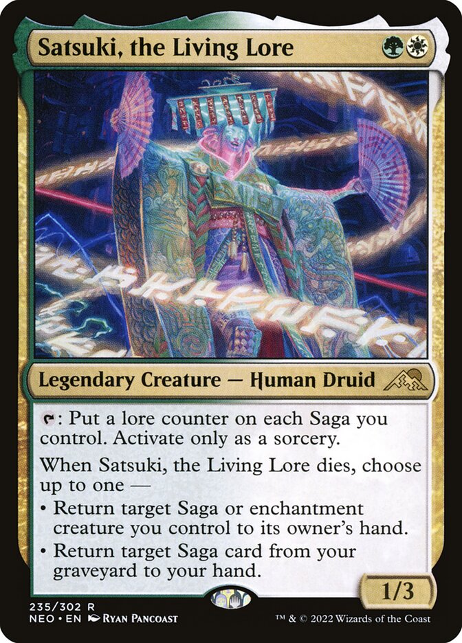 Satsuki, the Living Lore Foil