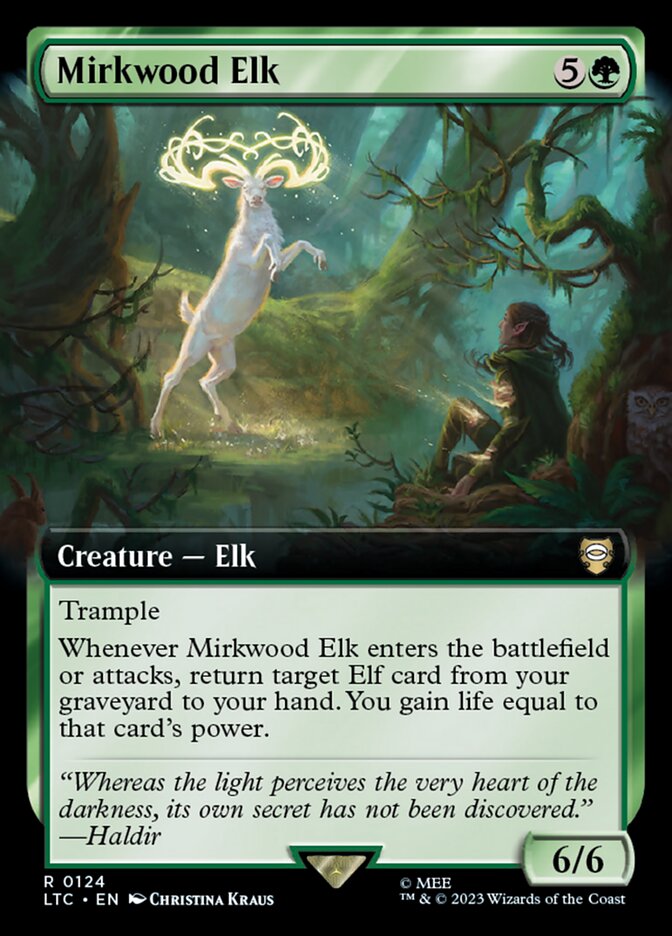 Mirkwood Elk Extended Art