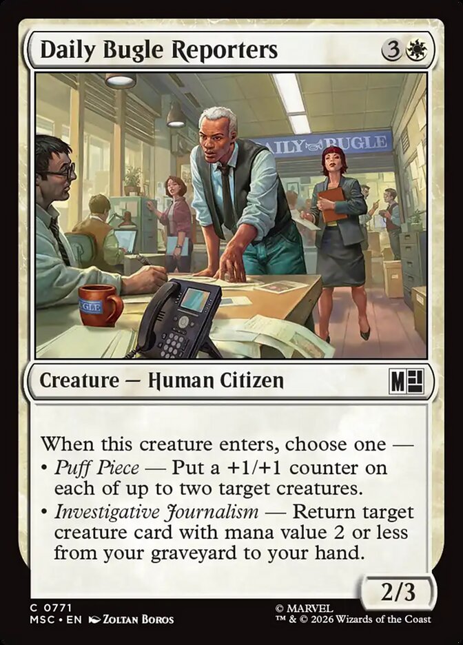 Daily Bugle Reporters Foil