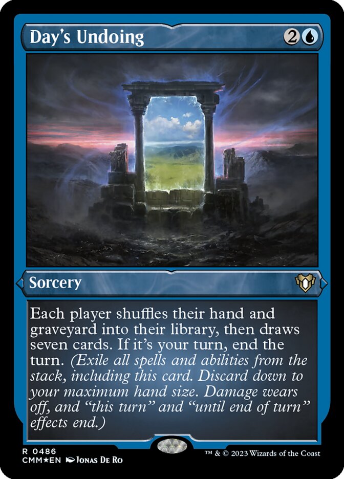 Day's Undoing Etched Foil