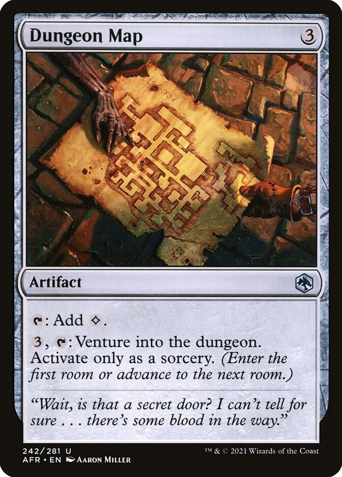 Dungeon Map Foil