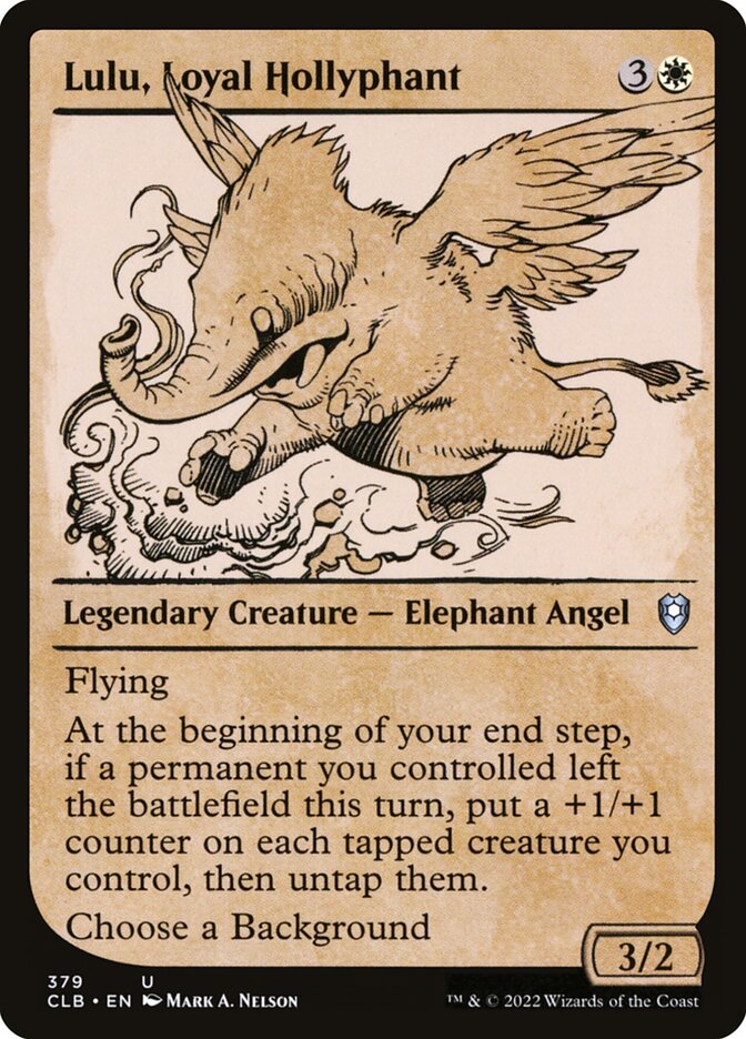Lulu, Loyal Hollyphant Showcase Foil