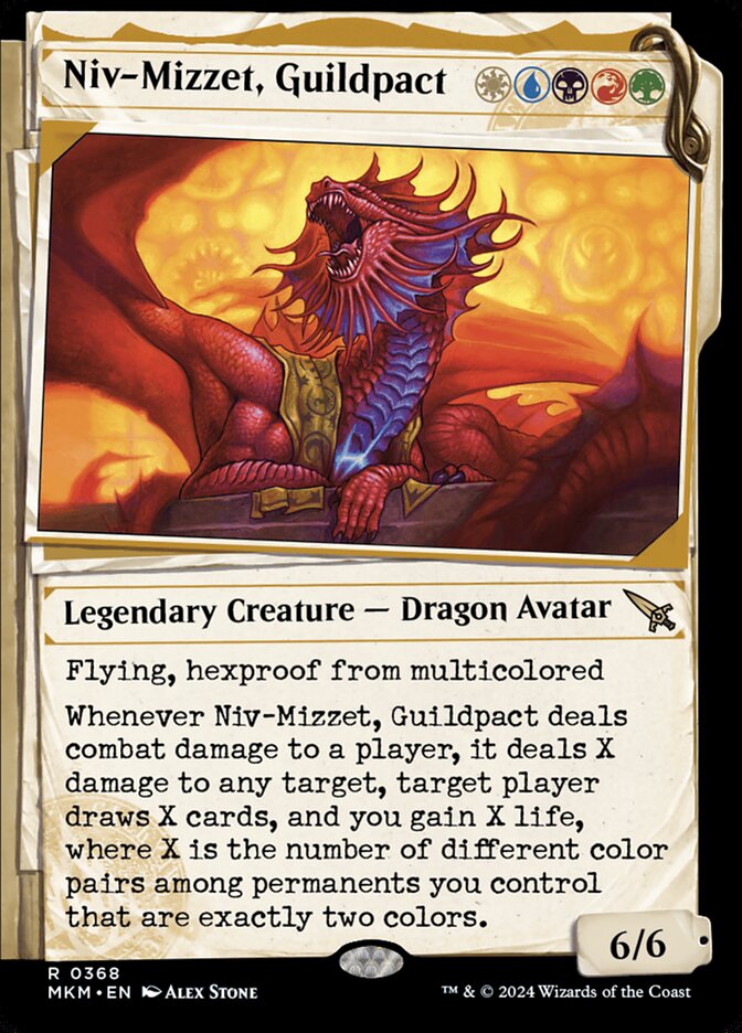 Niv-Mizzet, Guildpact Showcase Foil