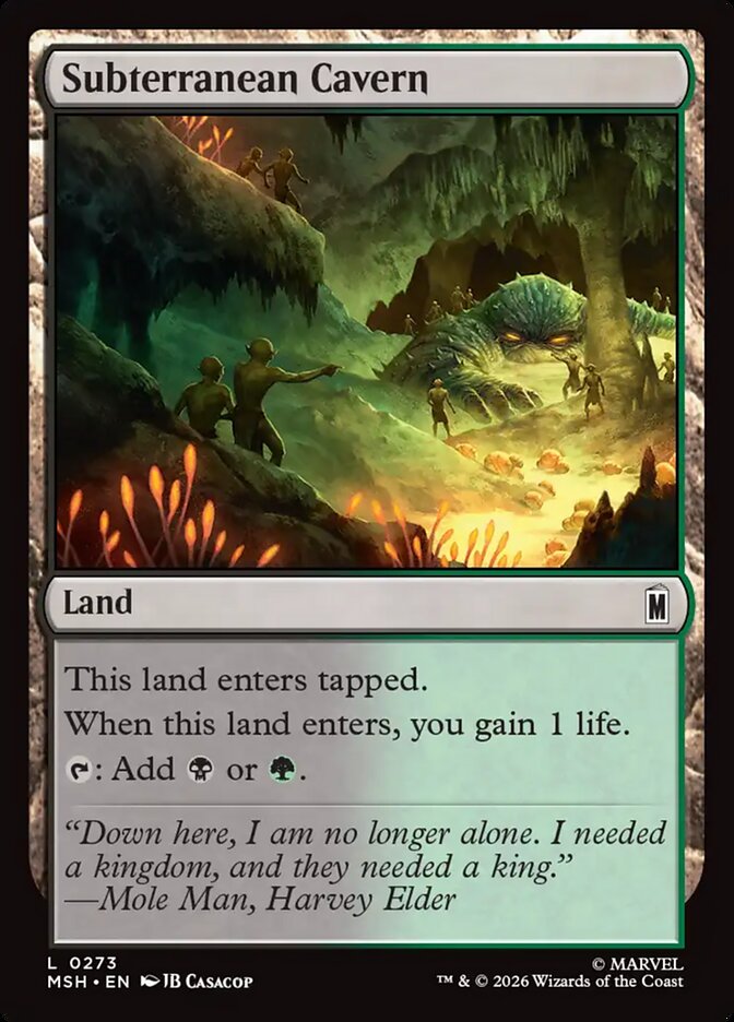 Subterranean Cavern Foil