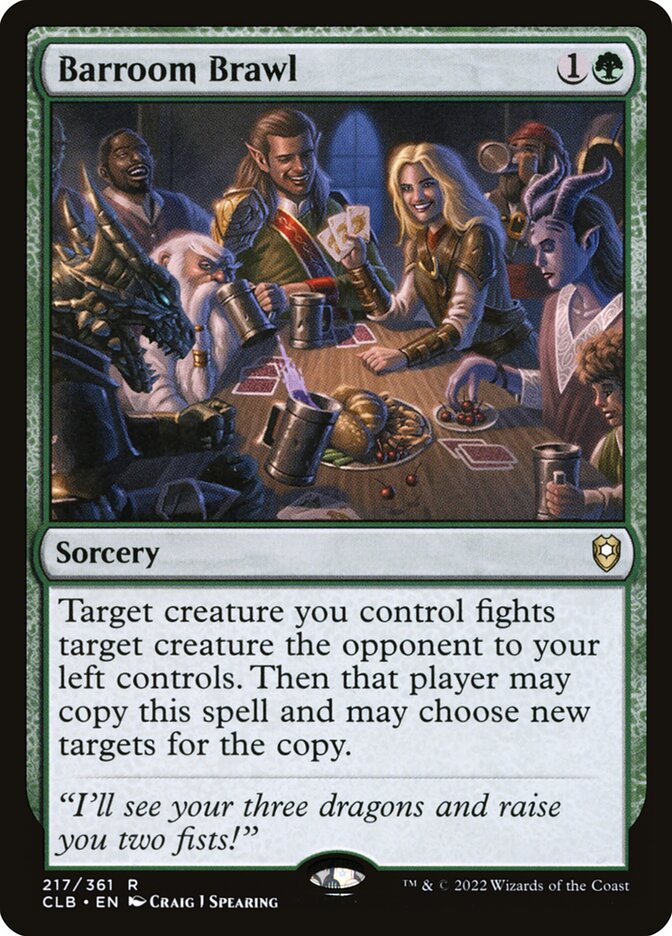 Barroom Brawl Foil