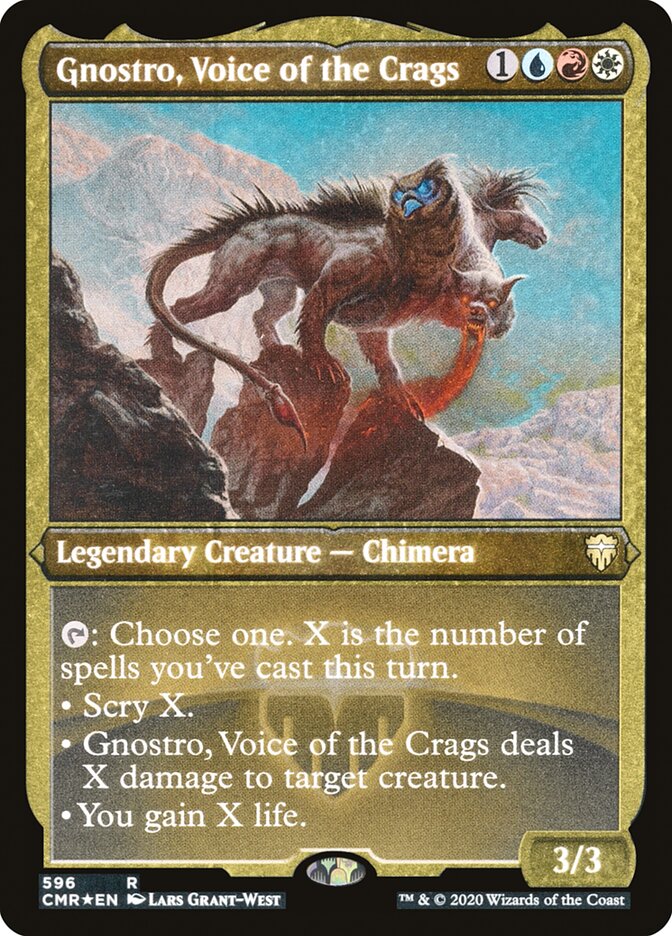 Gnostro, Voice of the Crags Etched Foil