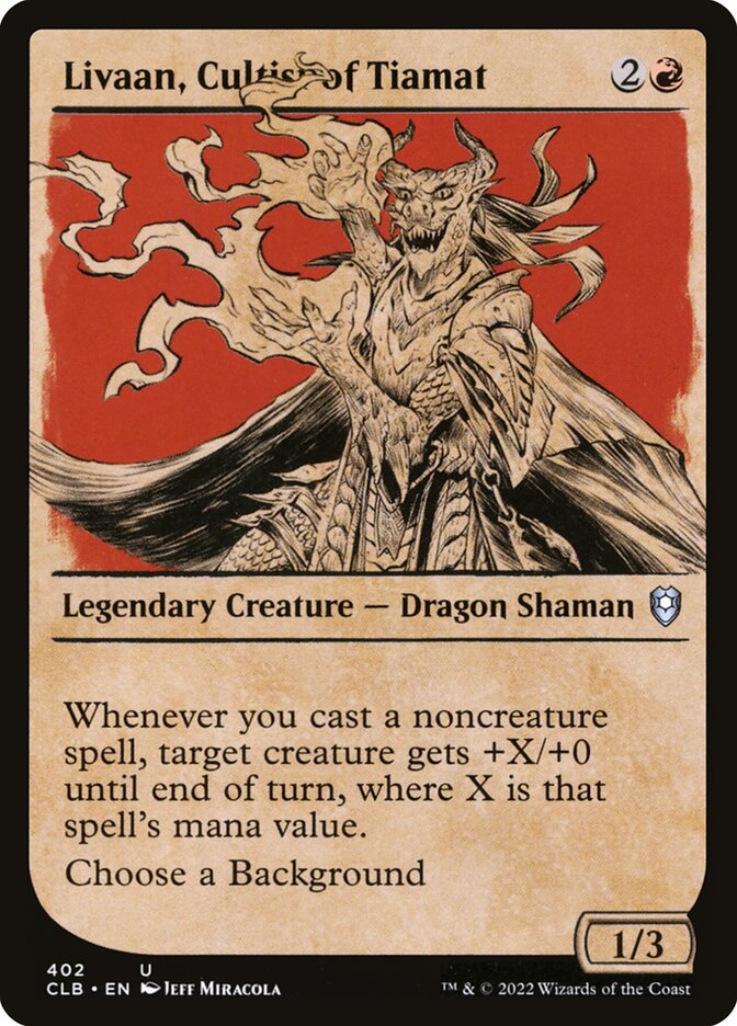 Livaan, Cultist of Tiamat Showcase Foil