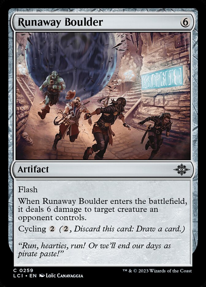 Runaway Boulder Foil
