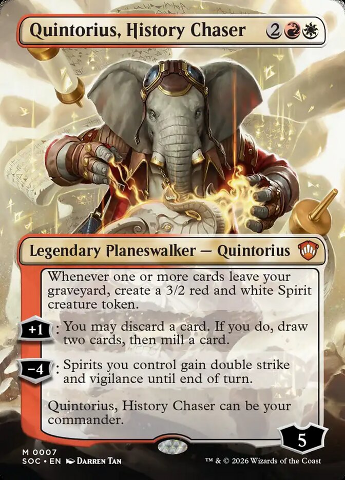 Quintorius, History Chaser Borderless