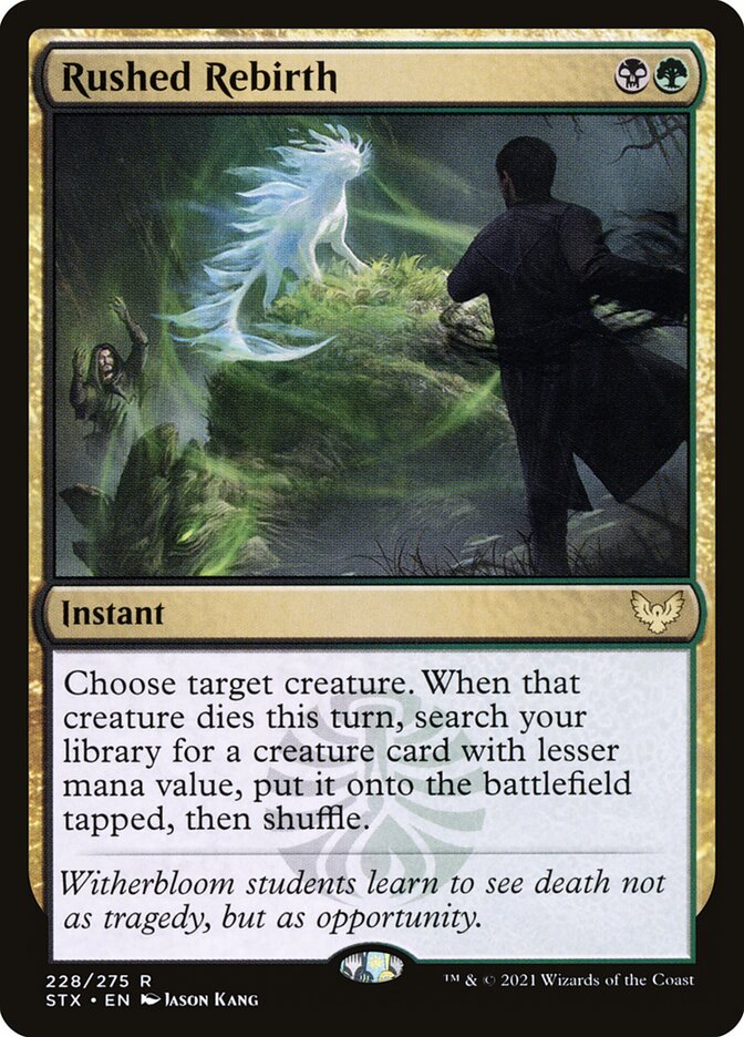 Rushed Rebirth Foil