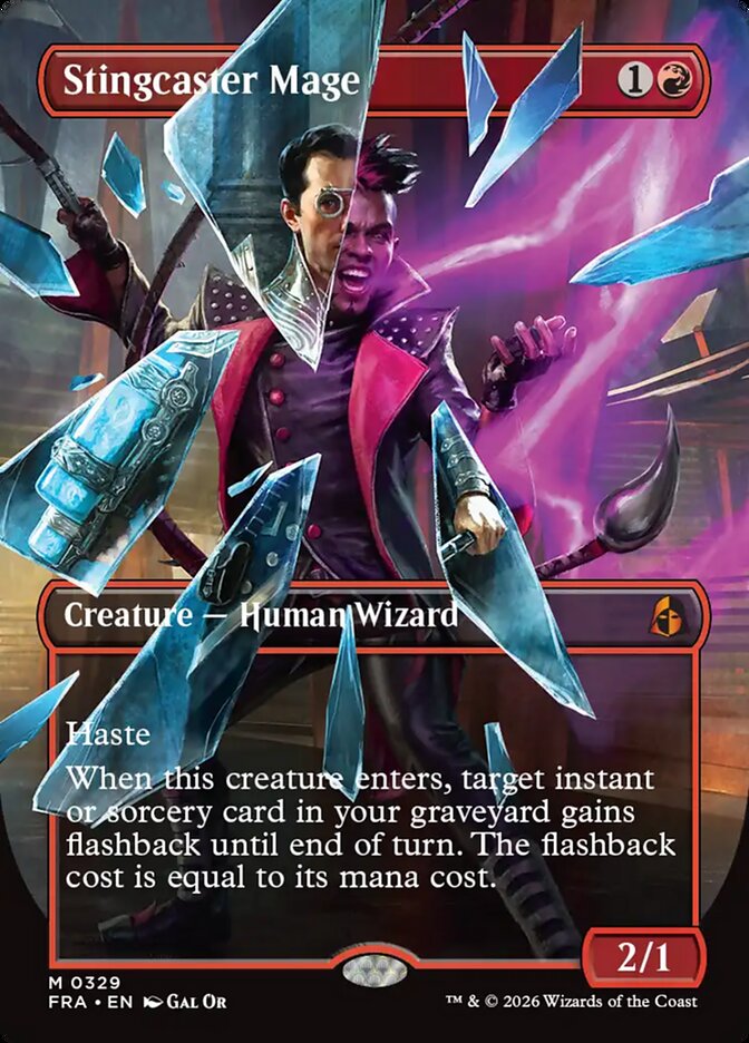Stingcaster Mage Shattered Mirror Foil