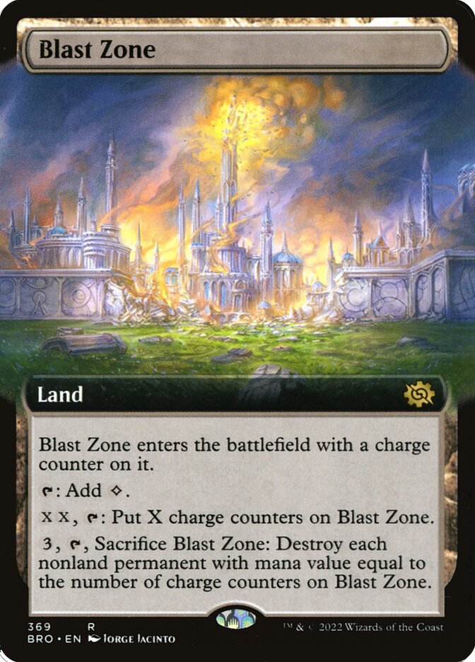 Blast Zone Extended Art Foil