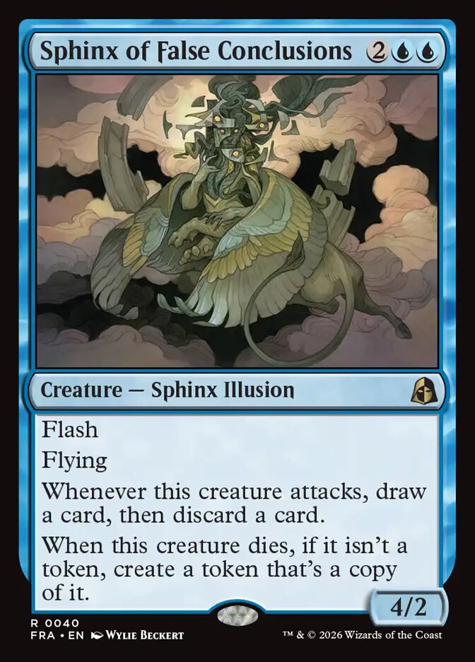 Sphinx of False Conclusions Foil