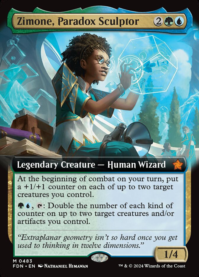 Zimone, Paradox Sculptor Extended Art