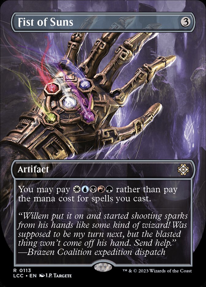 Fist of Suns Borderless Foil