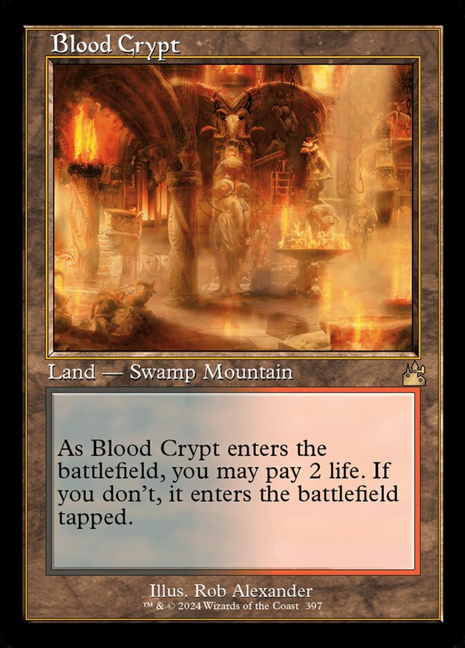 Blood Crypt Retro Frame