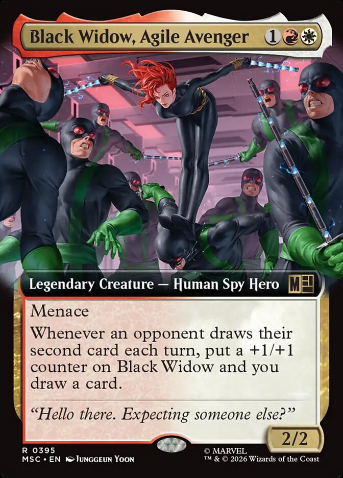 Black Widow, Agile Avenger Extended Art