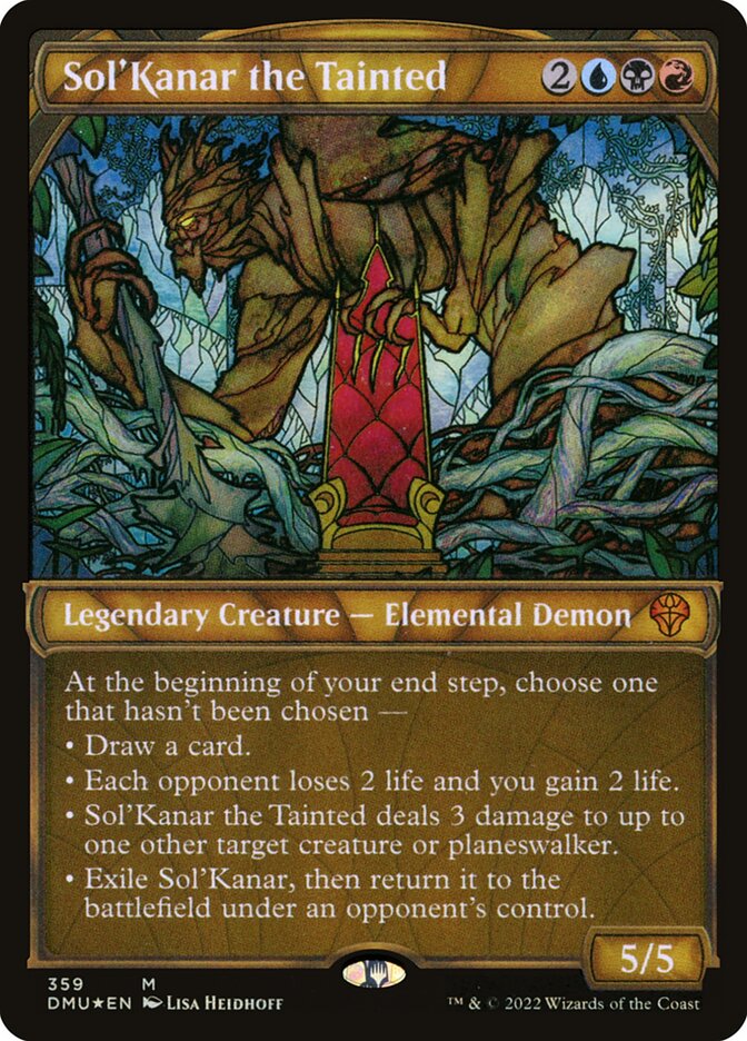 Sol'Kanar the Tainted Textured Foil