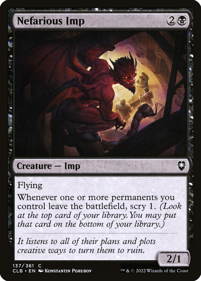 Nefarious Imp Foil