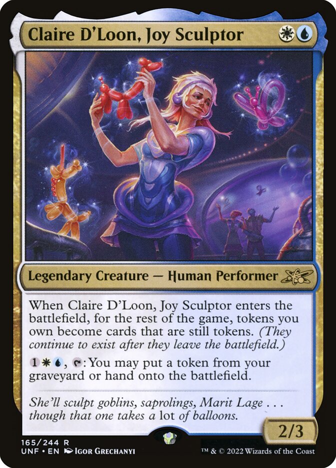 Claire D'Loon, Joy Sculptor Foil