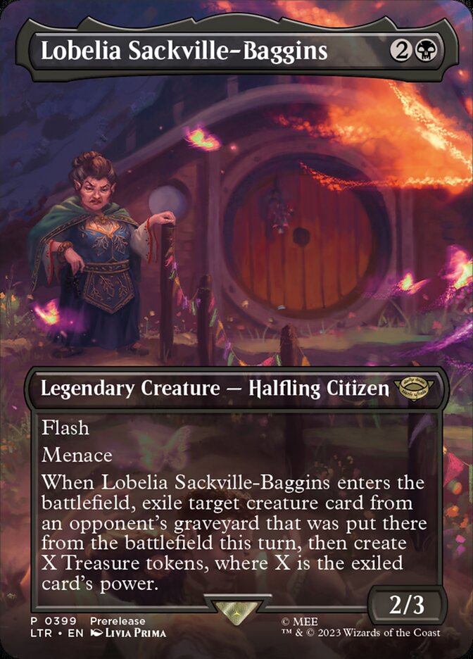 Lobelia Sackville-Baggins Borderless Foil