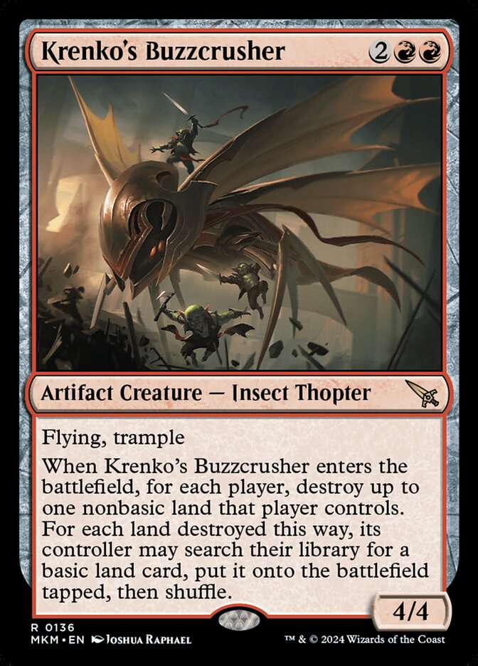 Krenko's Buzzcrusher Foil