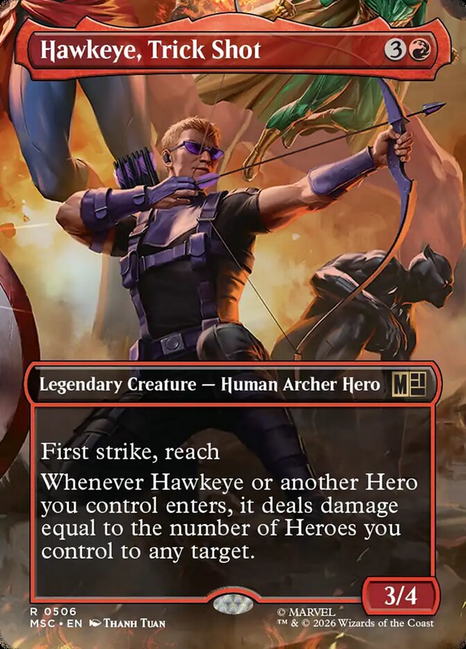 Hawkeye, Trick Shot Scene