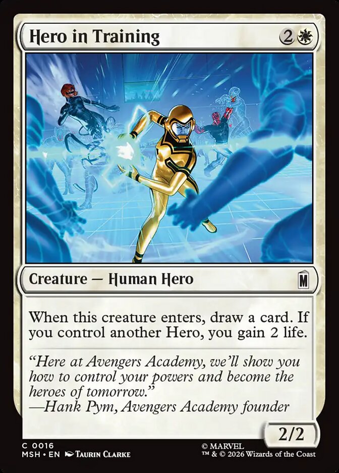 Hero in Training Foil