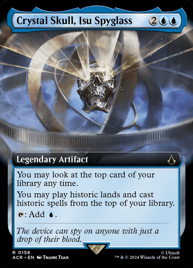 Crystal Skull, Isu Spyglass Extended Art