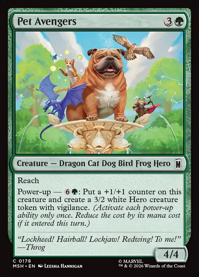 Pet Avengers Foil
