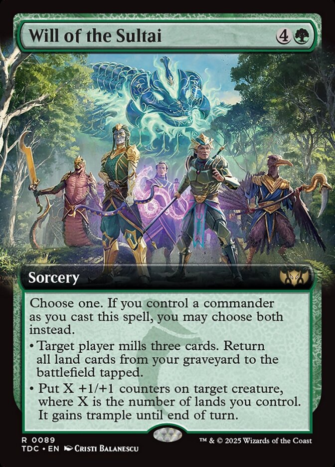 Will of the Sultai Extended