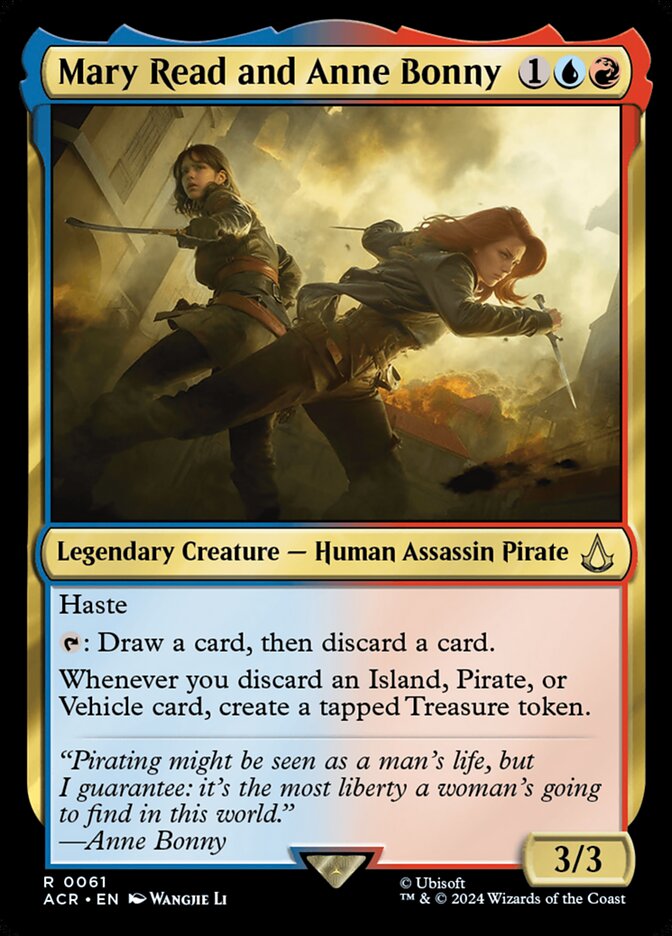 Mary Read and Anne Bonny Foil