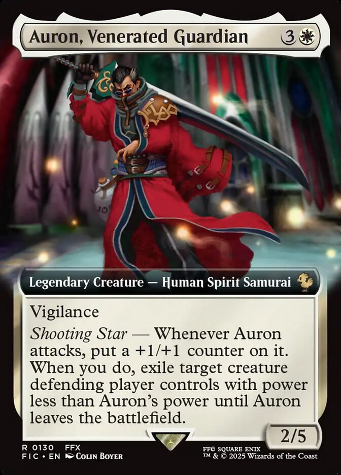 Auron, Venerated Guardian Extended