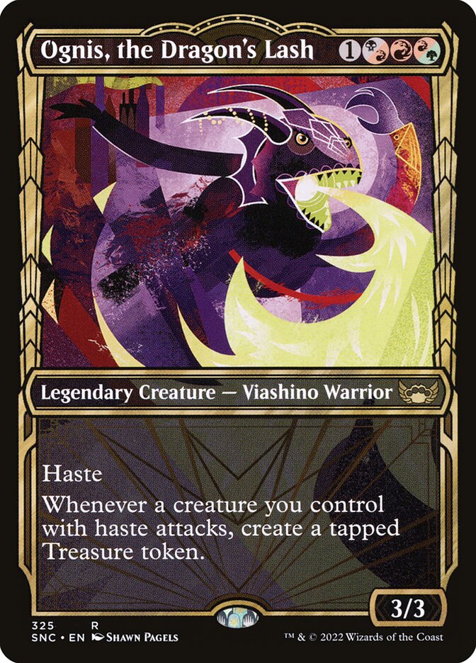 Ognis, the Dragon's Lash Showcase Foil