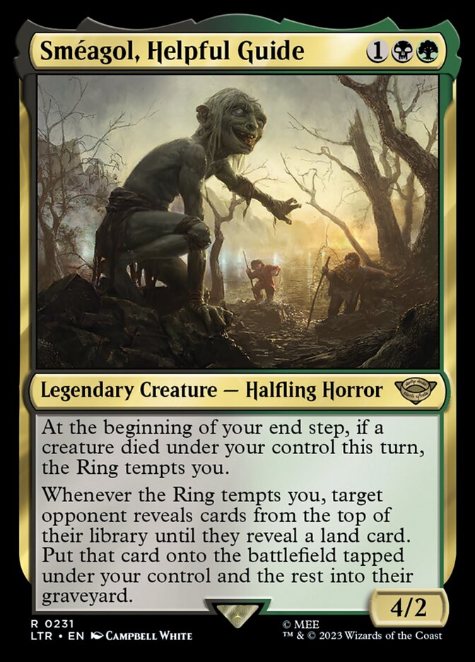 Sméagol, Helpful Guide Foil