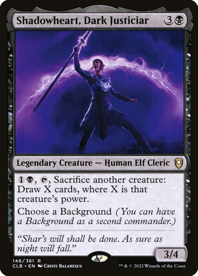 Shadowheart, Dark Justiciar Foil