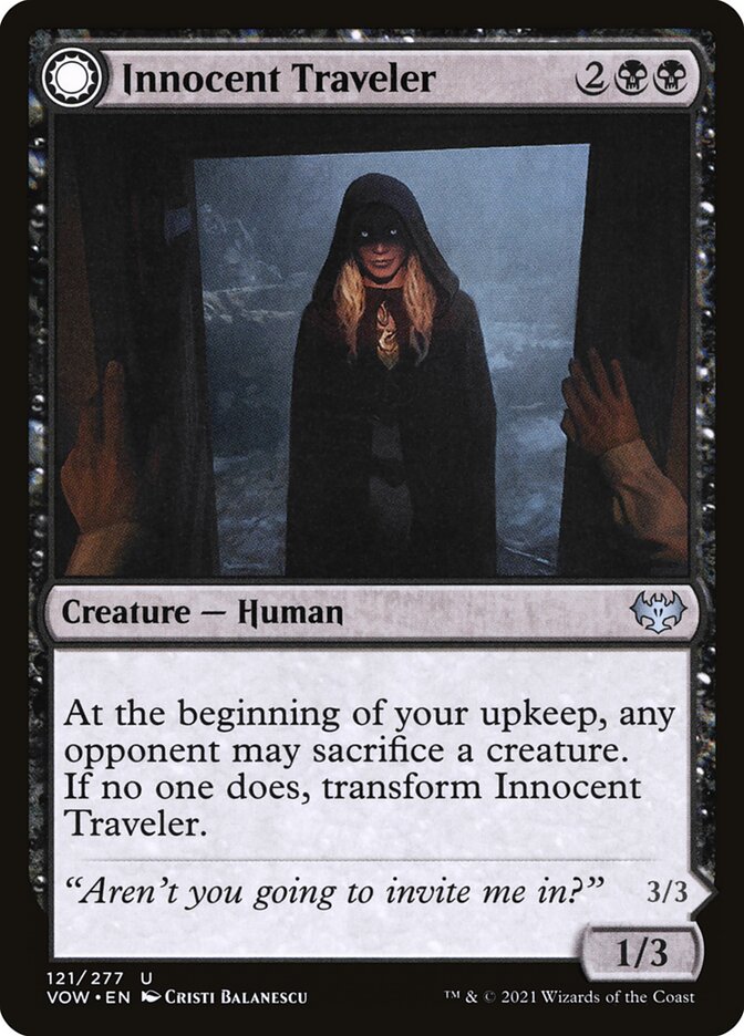 Innocent Traveler // Malicious Invader Foil