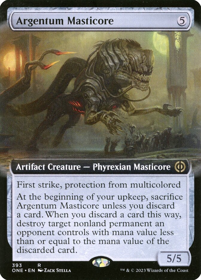 Argentum Masticore Extended Art