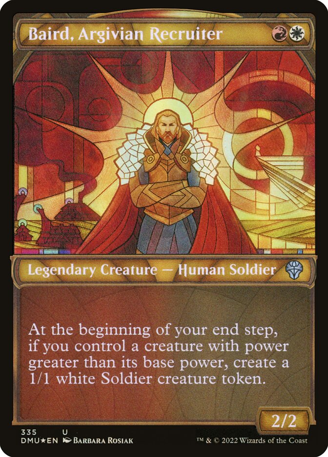 Baird, Argivian Recruiter Textured Foil
