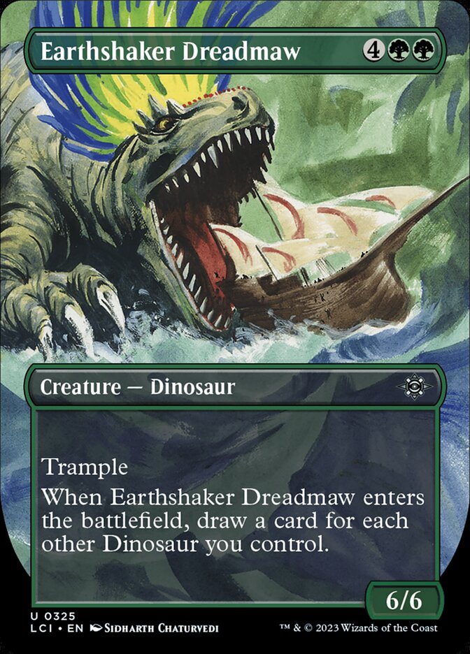Earthshaker Dreadmaw Borderless Foil