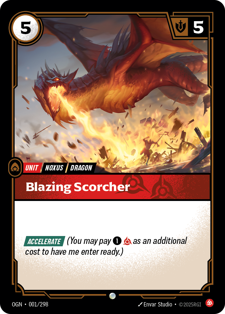 Blazing Scorcher Foil