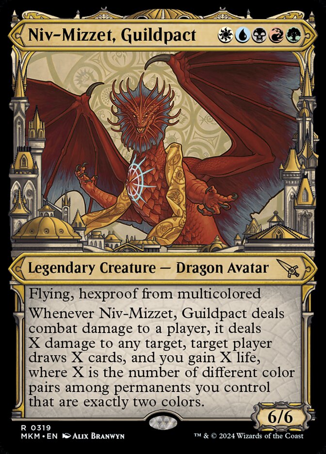Niv-Mizzet, Guildpact Showcase Foil