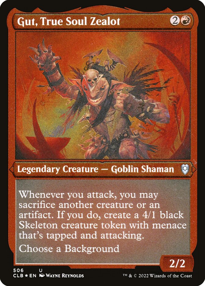 Gut, True Soul Zealot Etched Foil