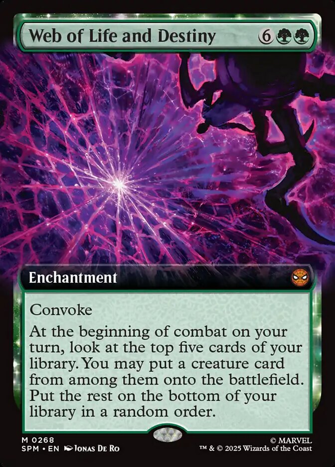 Web of Life and Destiny Extended Art Foil