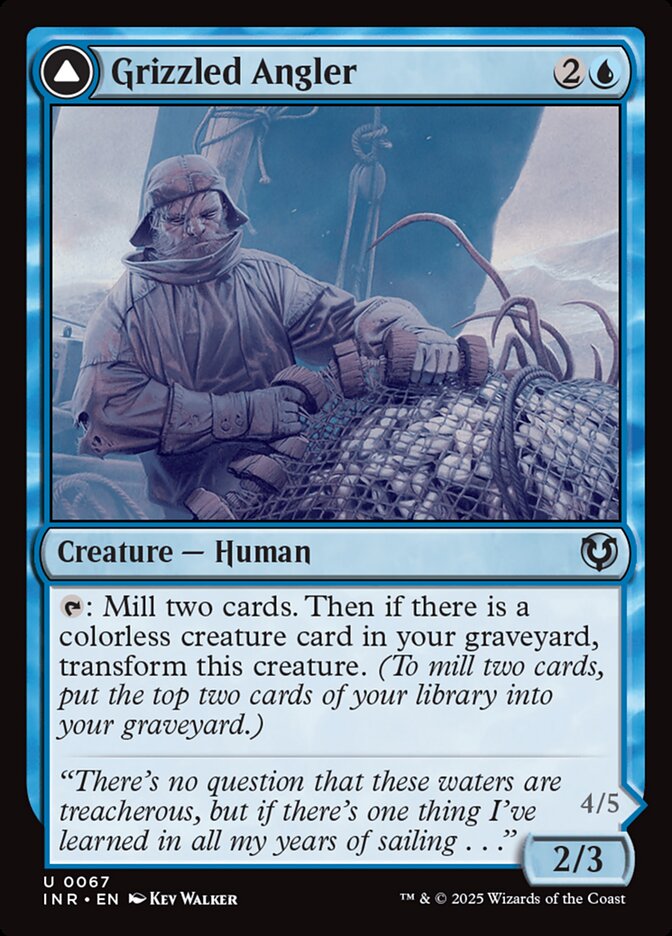 Grizzled Angler // Grisly Anglerfish Foil