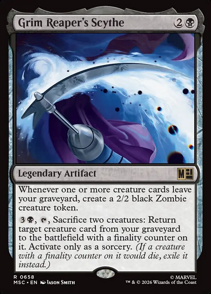 Grim Reaper's Scythe Foil