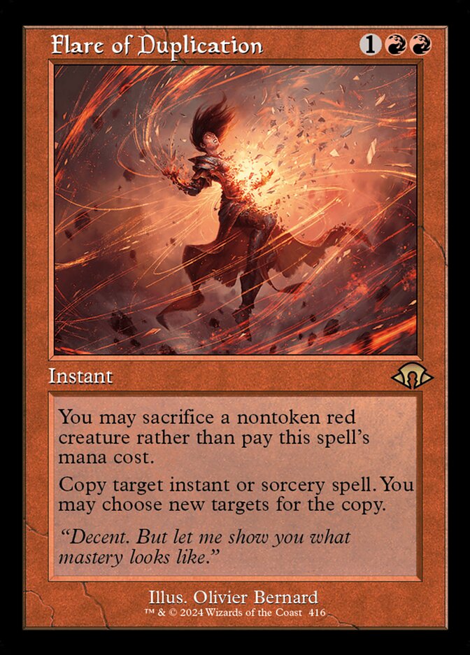 Flare of Duplication Retro Frame