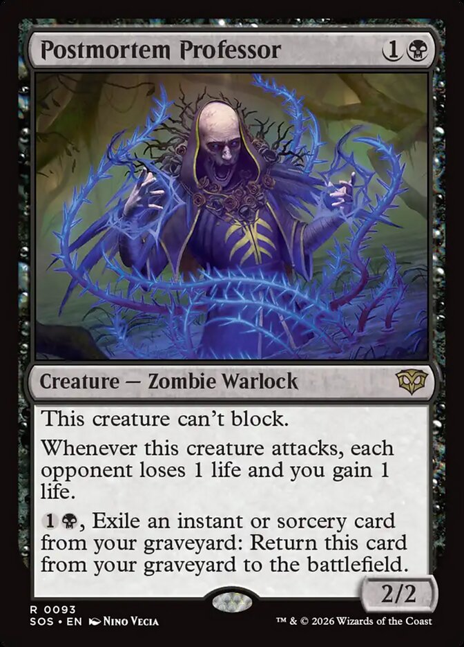 Postmortem Professor Foil