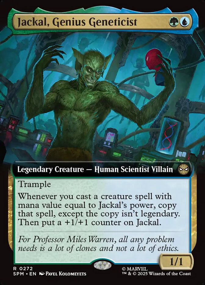 Jackal, Genius Geneticist Extended Art